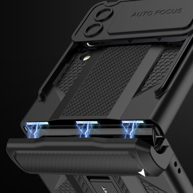 For Samsung Galaxy Z Flip4 GKK Magnetic Fold Armor Shockproof Protective Phone Case