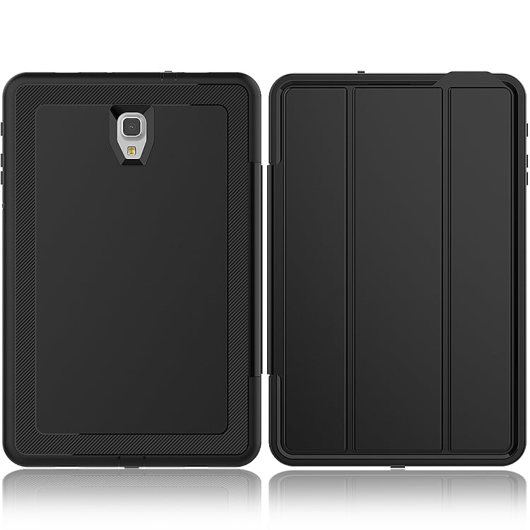 For Galaxy Tab A 10.5 T590 TPU + PC + PU Leather Case with Three-folding Holder & Sleep / Wake-up Function