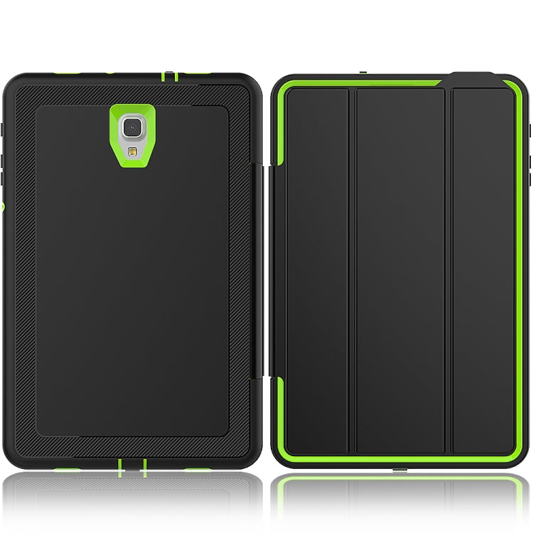 For Galaxy Tab A 10.5 T590 TPU + PC + PU Leather Case with Three-folding Holder & Sleep / Wake-up Function