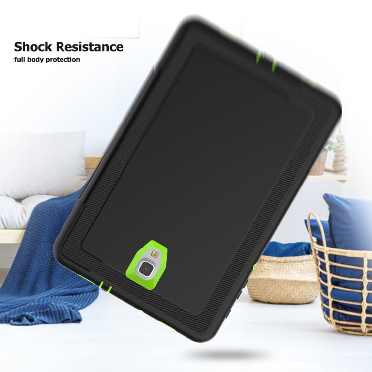 For Galaxy Tab A 10.5 T590 TPU + PC + PU Leather Case with Three-folding Holder & Sleep / Wake-up Function