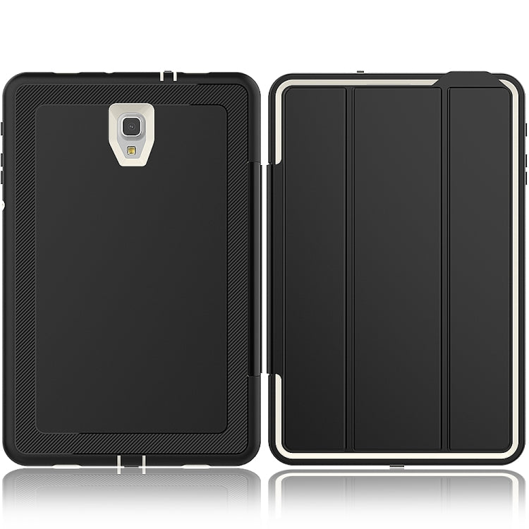 For Galaxy Tab A 10.5 T590 TPU + PC + PU Leather Case with Three-folding Holder & Sleep / Wake-up Function