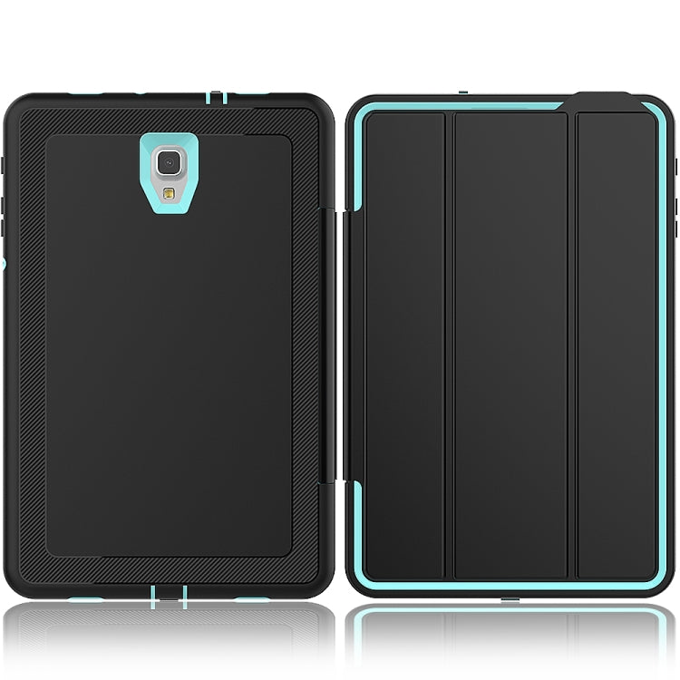 For Galaxy Tab A 10.5 T590 TPU + PC + PU Leather Case with Three-folding Holder & Sleep / Wake-up Function