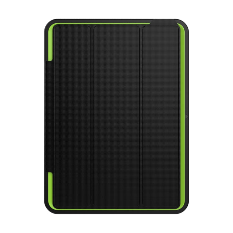 For iPad Pro 9.7 TPU + PC + PU Leather Case with Three-folding Holder & Sleep / Wake-up Function