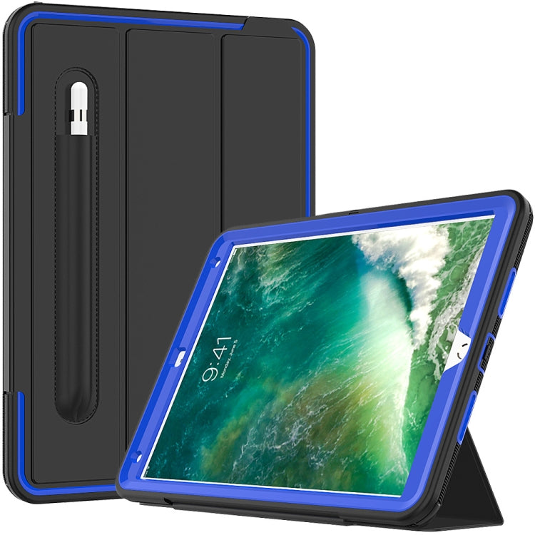For iPad Air 3 TPU + PC + PU Leather Case with Three-folding Holder & Sleep / Wake-up Function