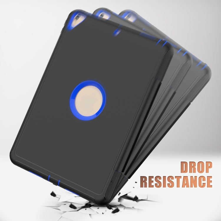 For iPad Air 3 TPU + PC + PU Leather Case with Three-folding Holder & Sleep / Wake-up Function