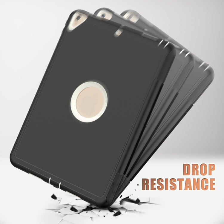 For iPad Air 3 TPU + PC + PU Leather Case with Three-folding Holder & Sleep / Wake-up Function