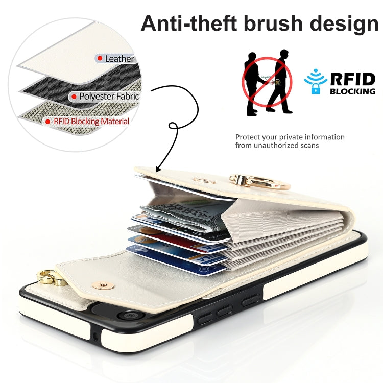 For Samsung Galaxy A33 5G Ring Holder RFID Card Slot Phone Case