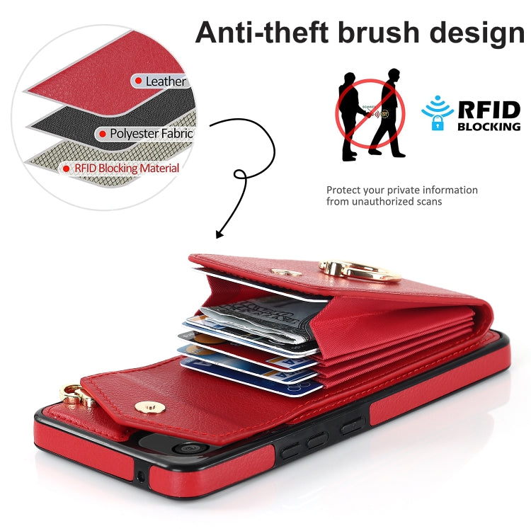 For Samsung Galaxy A33 5G Ring Holder RFID Card Slot Phone Case