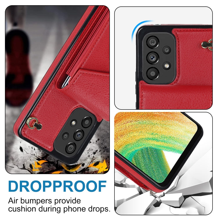 For Samsung Galaxy A33 5G Ring Holder RFID Card Slot Phone Case