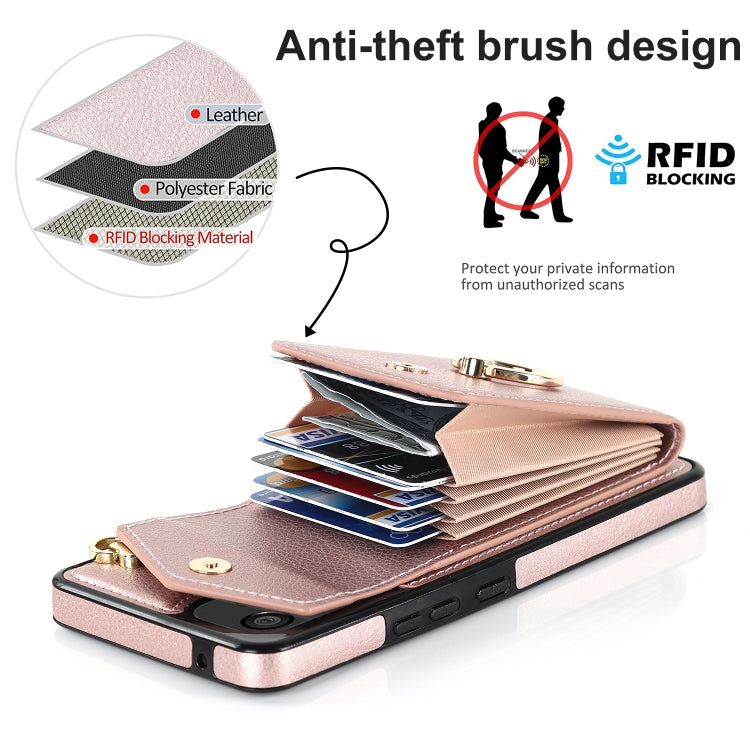 For Samsung Galaxy A33 5G Ring Holder RFID Card Slot Phone Case
