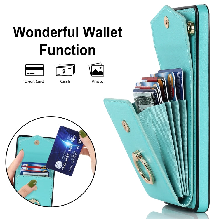 For Samsung Galaxy A51 5G Ring Holder RFID Card Slot Phone Case