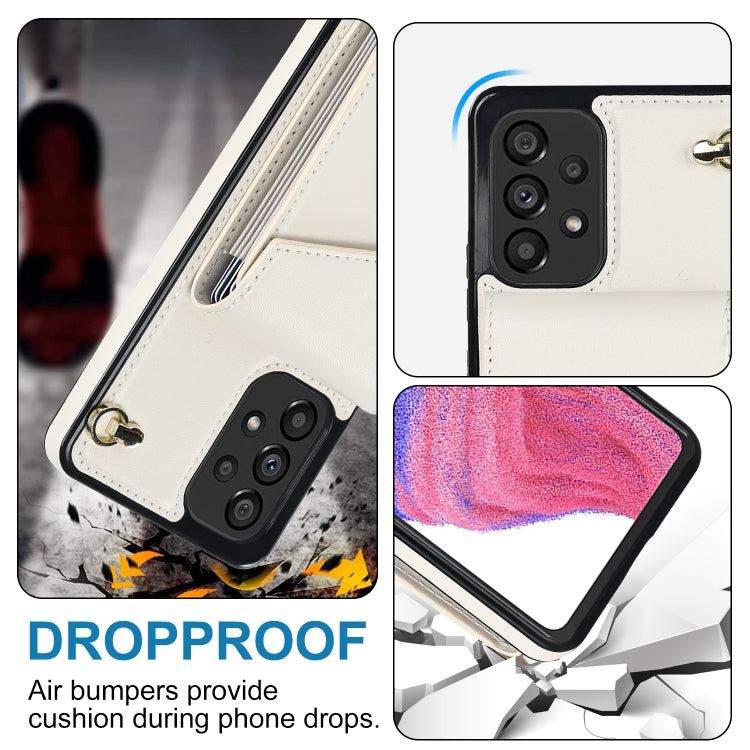 For Samsung Galaxy A53 5G Ring Holder RFID Card Slot Phone Case