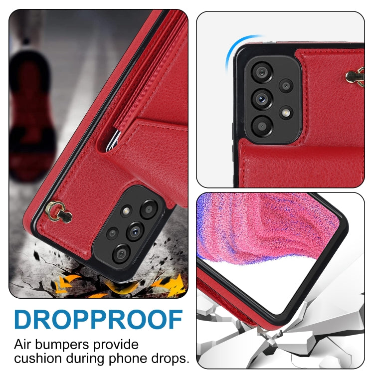 For Samsung Galaxy A53 5G Ring Holder RFID Card Slot Phone Case