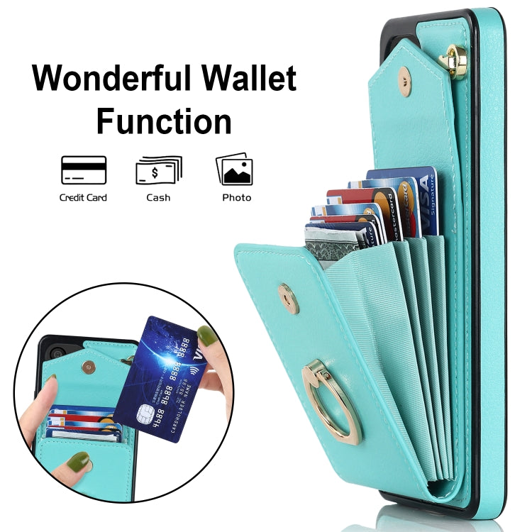 For Samsung Galaxy A53 5G Ring Holder RFID Card Slot Phone Case