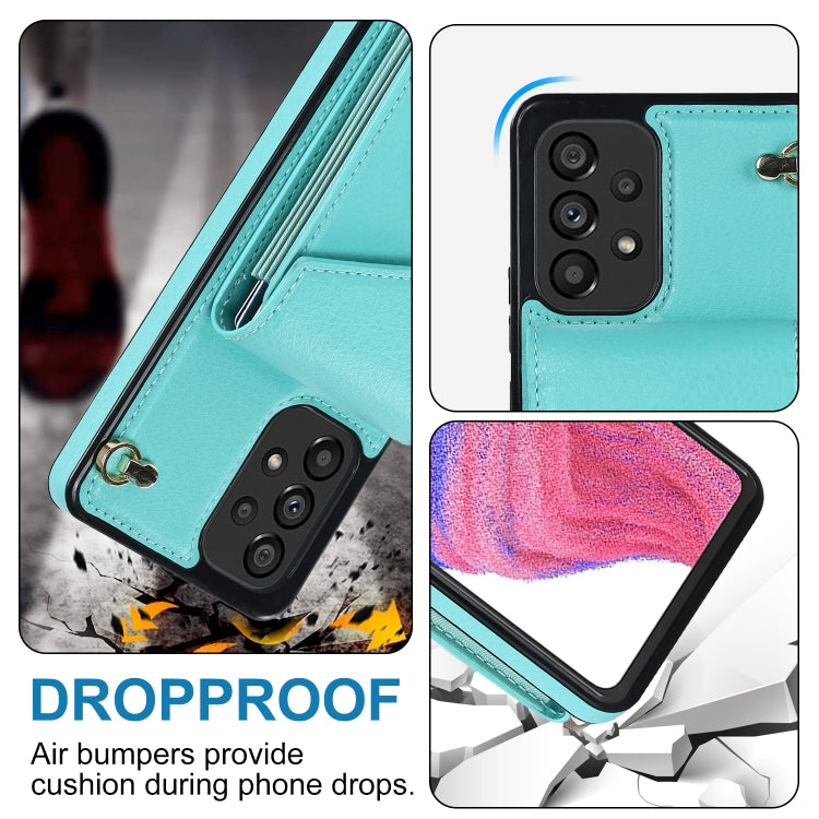 For Samsung Galaxy A53 5G Ring Holder RFID Card Slot Phone Case