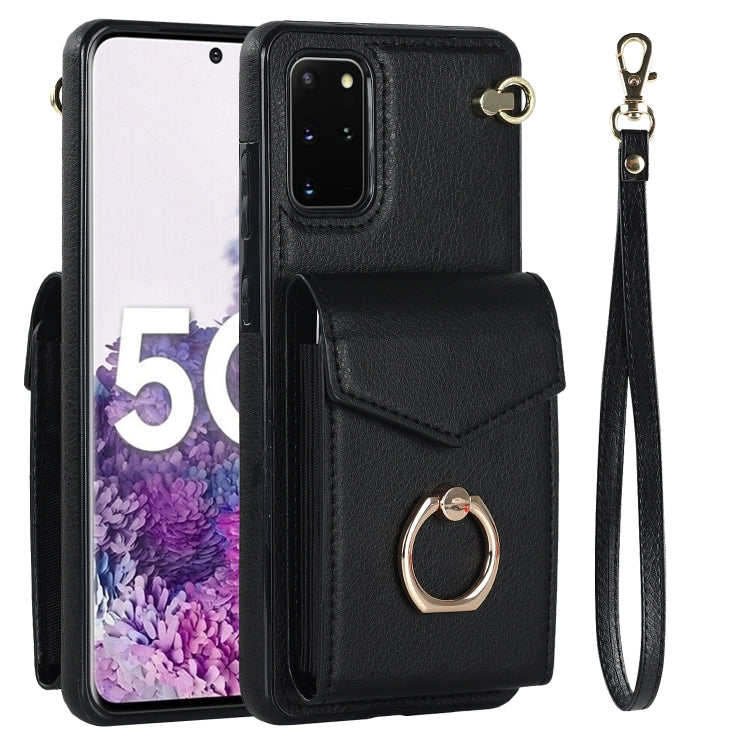 For Samsung Galaxy S20 Ring Holder RFID Card Slot Phone Case