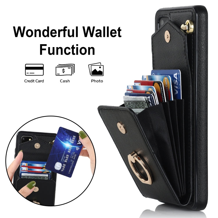 For Samsung Galaxy S20 Ring Holder RFID Card Slot Phone Case