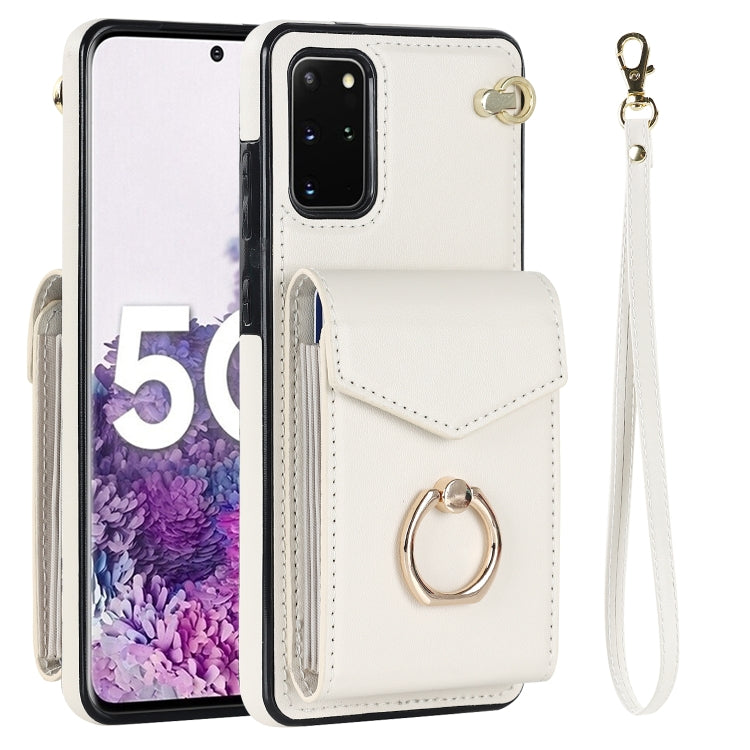 For Samsung Galaxy S20 Ring Holder RFID Card Slot Phone Case