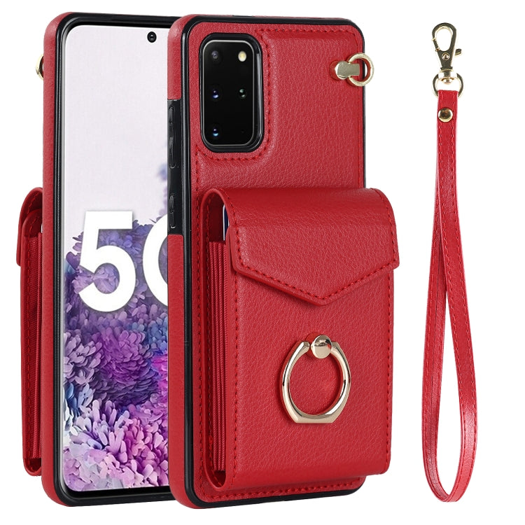 For Samsung Galaxy S20 Ring Holder RFID Card Slot Phone Case