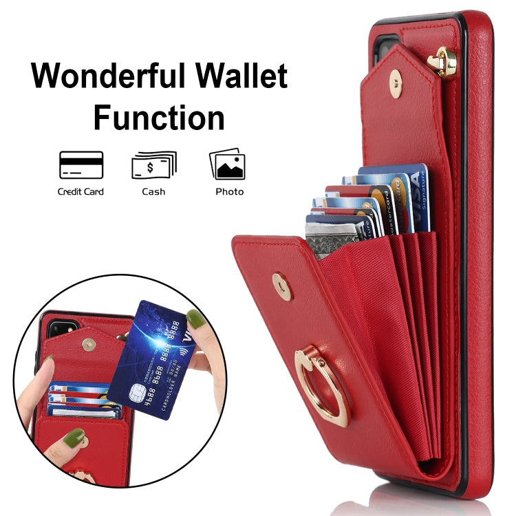 For Samsung Galaxy S20 Ring Holder RFID Card Slot Phone Case