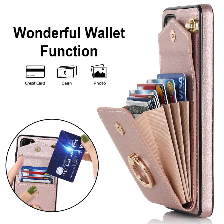 For Samsung Galaxy S20 Ring Holder RFID Card Slot Phone Case