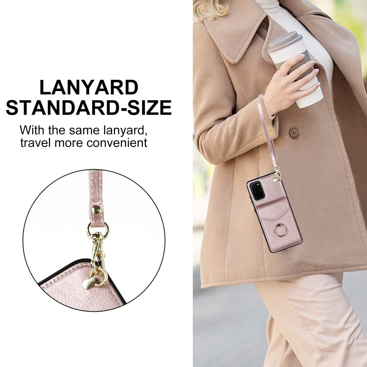 For Samsung Galaxy S20 Ring Holder RFID Card Slot Phone Case