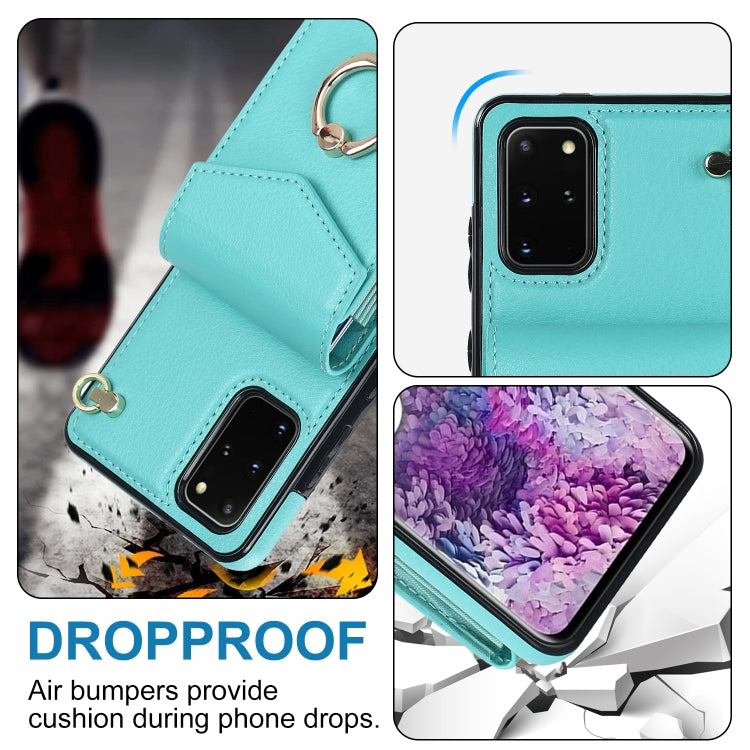 For Samsung Galaxy S20 Ring Holder RFID Card Slot Phone Case
