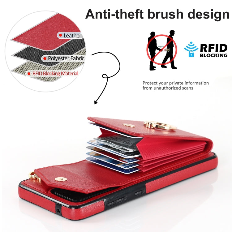For Samsung Galaxy S20 Ultra Ring Holder RFID Card Slot Phone Case