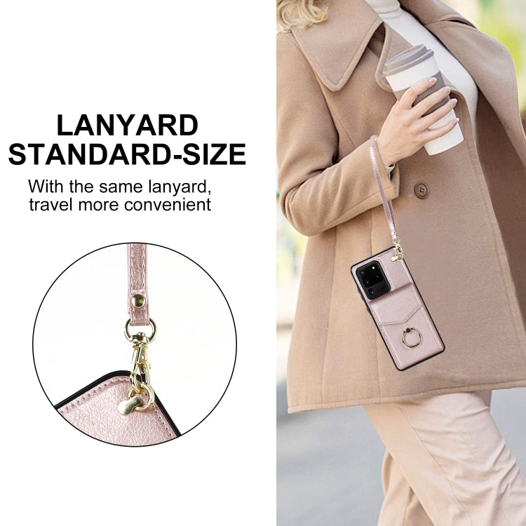 For Samsung Galaxy S20 Ultra Ring Holder RFID Card Slot Phone Case