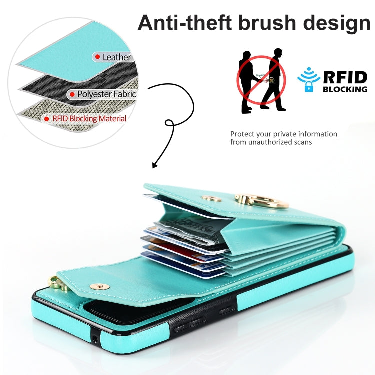 For Samsung Galaxy S20 Ultra Ring Holder RFID Card Slot Phone Case