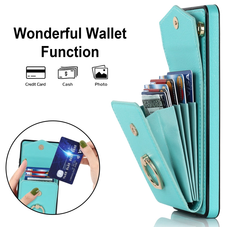 For Samsung Galaxy S20 FE Ring Holder RFID Card Slot Phone Case