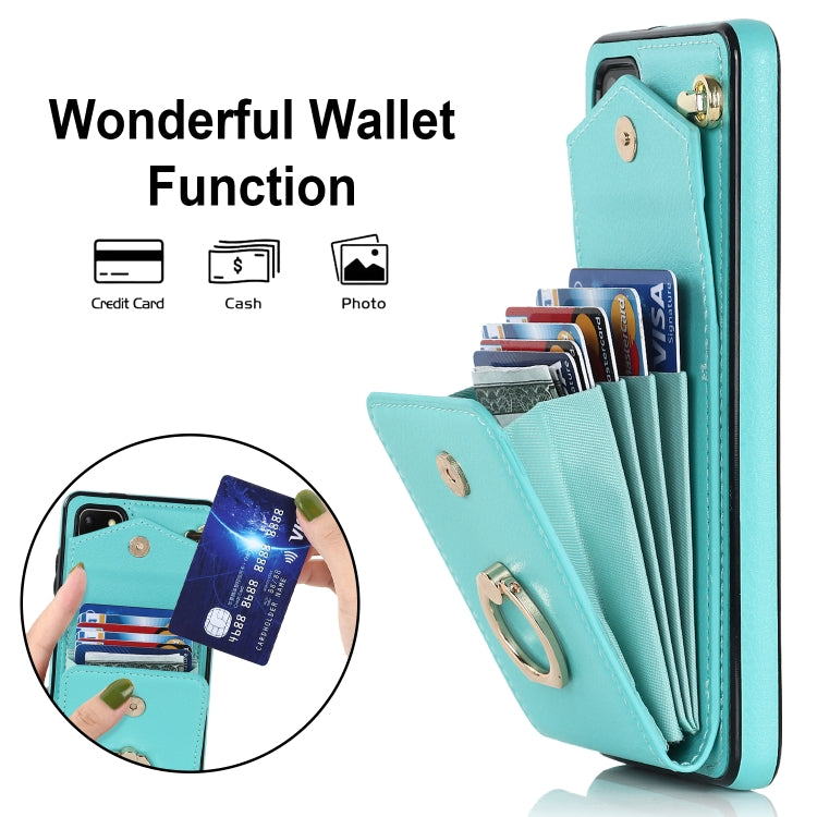 For Samsung Galaxy S20+ Ring Holder RFID Card Slot Phone Case
