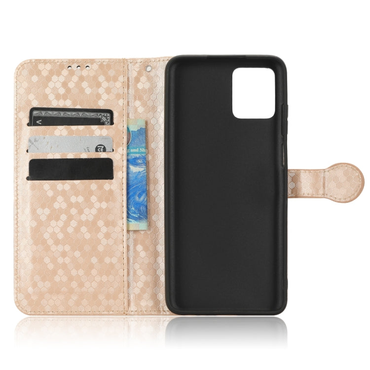 For Motorola Moto G32 Honeycomb Dot Texture Leather Phone Case
