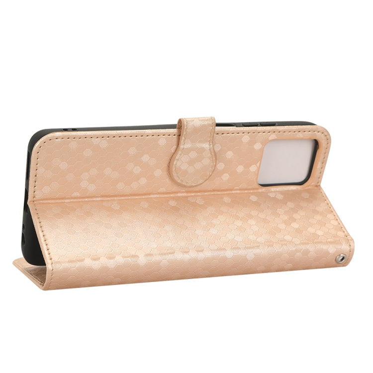 For Motorola Moto G32 Honeycomb Dot Texture Leather Phone Case