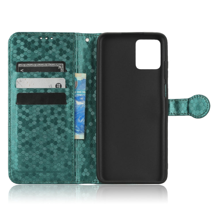 For Motorola Moto G32 Honeycomb Dot Texture Leather Phone Case