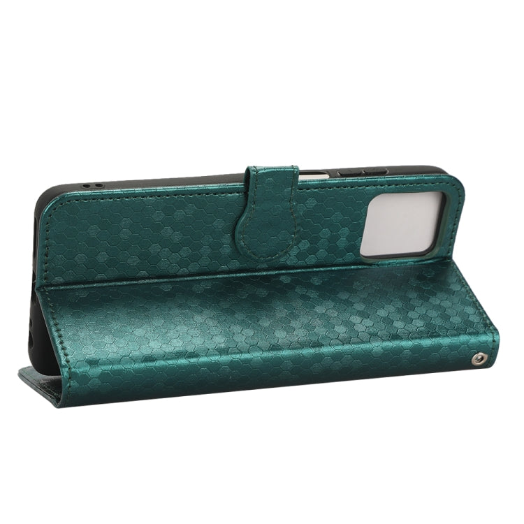 For Motorola Moto G32 Honeycomb Dot Texture Leather Phone Case