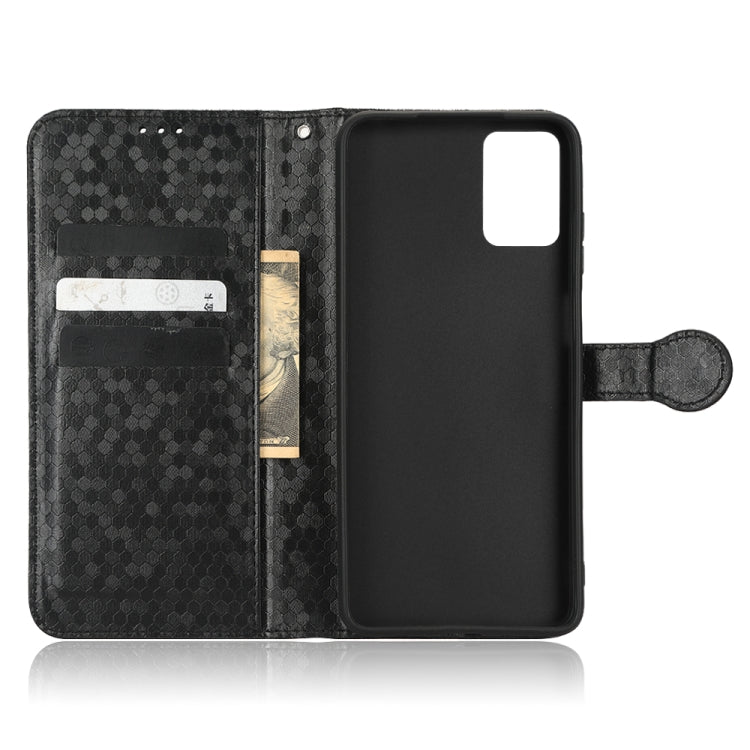 For Motorola Moto E22 4G / E22i 4G Honeycomb Dot Texture Leather Phone Case