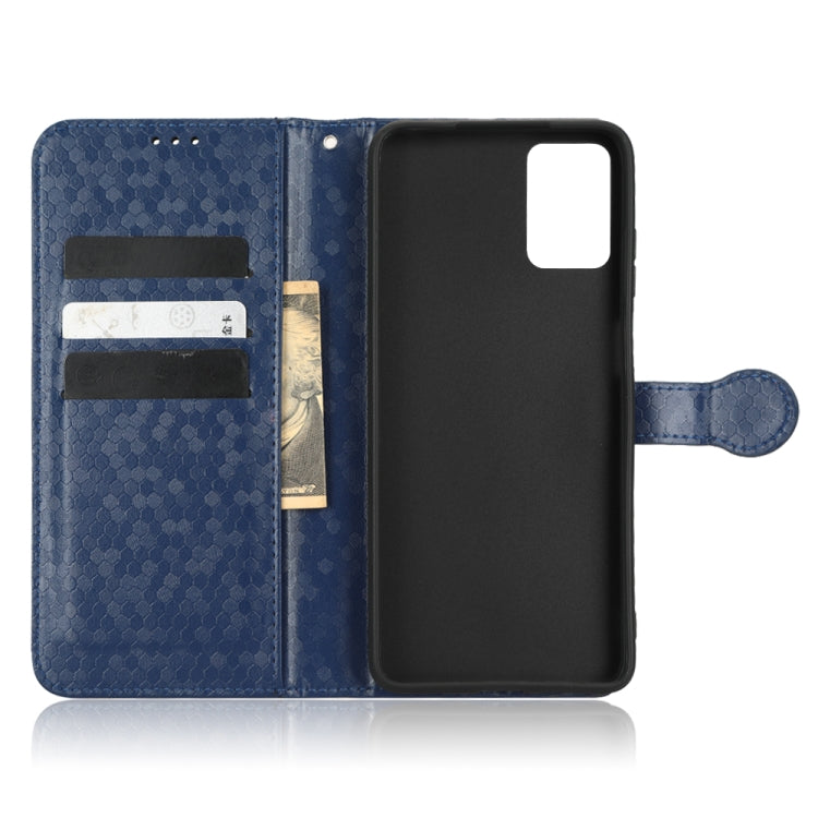 For Motorola Moto E22 4G / E22i 4G Honeycomb Dot Texture Leather Phone Case