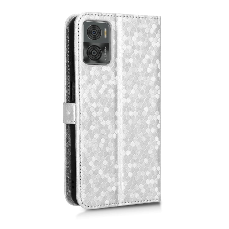 For Motorola Moto E22 4G / E22i 4G Honeycomb Dot Texture Leather Phone Case