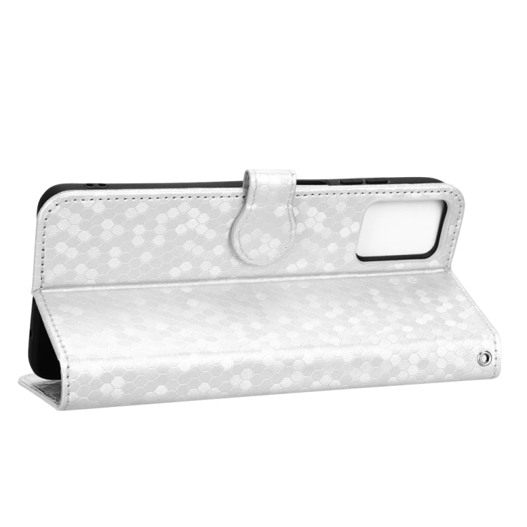 For Motorola Moto E22 4G / E22i 4G Honeycomb Dot Texture Leather Phone Case
