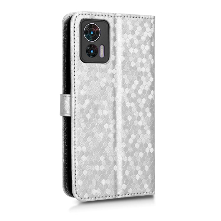 For Motorola Moto Edge 30 Lite Honeycomb Dot Texture Leather Phone Case