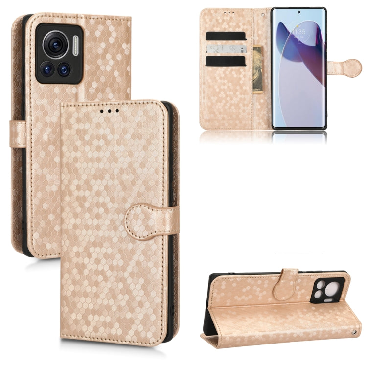 For Motorola Moto Edge 30 Ultra / Moto X30 Pro Honeycomb Dot Texture Leather Phone Case