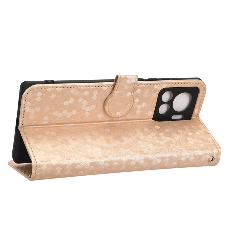 For Motorola Moto Edge 30 Ultra / Moto X30 Pro Honeycomb Dot Texture Leather Phone Case