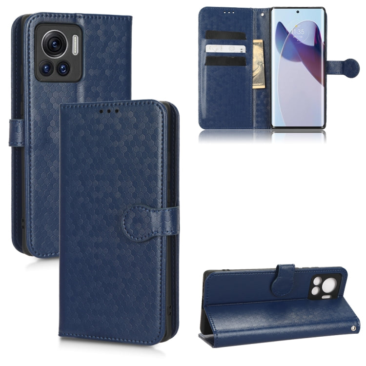 For Motorola Moto Edge 30 Ultra / Moto X30 Pro Honeycomb Dot Texture Leather Phone Case