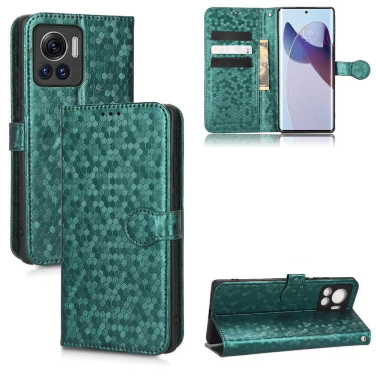 For Motorola Moto Edge 30 Ultra / Moto X30 Pro Honeycomb Dot Texture Leather Phone Case