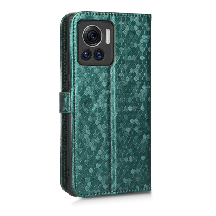 For Motorola Moto Edge 30 Ultra / Moto X30 Pro Honeycomb Dot Texture Leather Phone Case