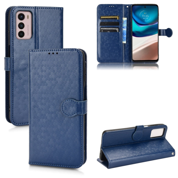 For Motorola Moto G42 Honeycomb Dot Texture Leather Phone Case