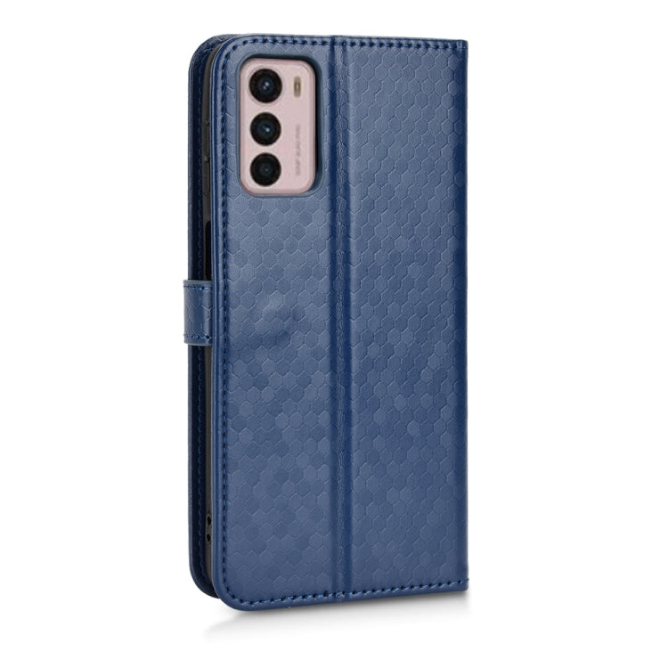 For Motorola Moto G42 Honeycomb Dot Texture Leather Phone Case