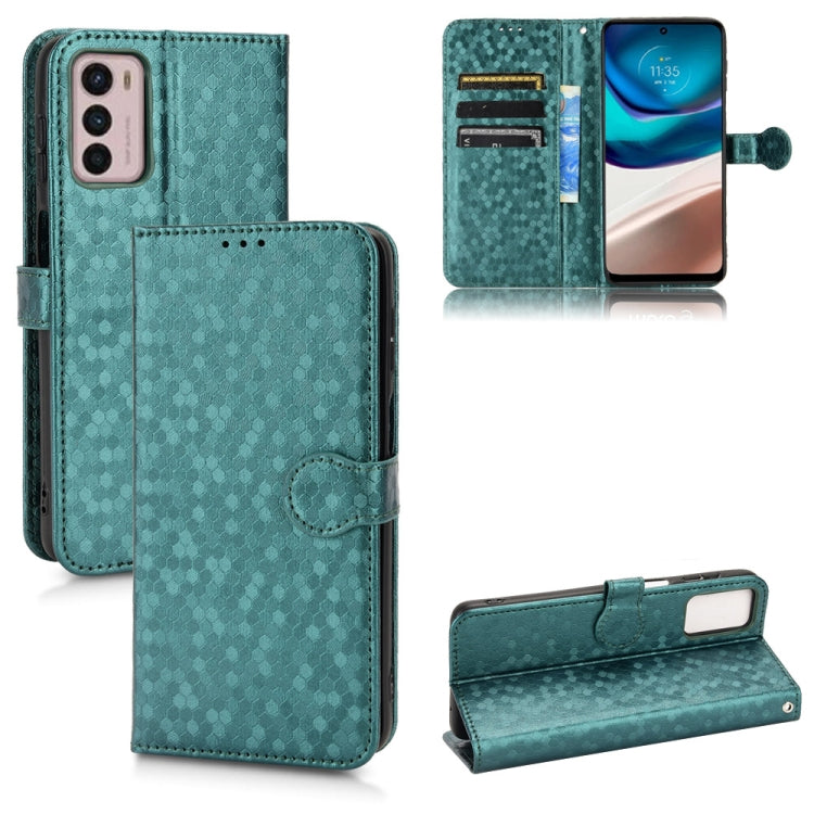 For Motorola Moto G42 Honeycomb Dot Texture Leather Phone Case