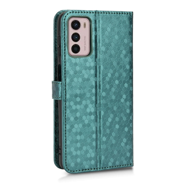 For Motorola Moto G42 Honeycomb Dot Texture Leather Phone Case